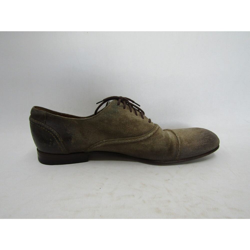 Gucci Mens Size 9 D Brown Suede Oxford Dress Shoes - Picture 4 of 11